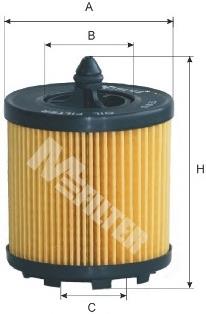 Масляний фільтр двигуна Mfilter TE615 ціна, від 3.99 USD