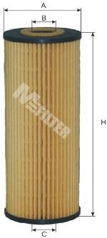 Фільтр масляний Mfilter TE605