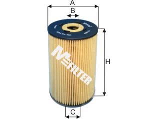 Масляний фільтр двигуна Mfilter TE606 ціна, від 5.58 USD
