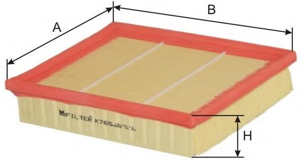Елемент повітряного фільтра Mfilter K765 ціна, від 6.51 USD