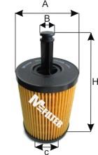 Фільтр масляний Mfilter TE621