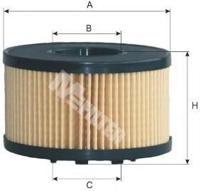Масляний фільтр TE624 Mfilter
