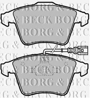 Колодки гальмівні передні, дискові BBP2144 Borg&beck