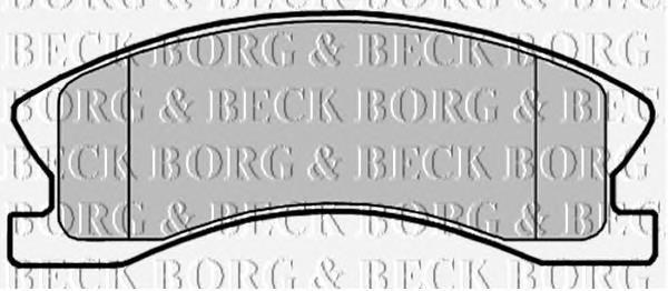 BBP2148 Borg&beck колодки гальмівні передні, дискові
