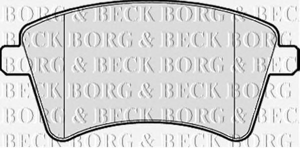 Купити BBP2152 Borg&beck Колодки гальмівні передні, дискові