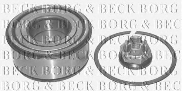 BWK911 Borg&beck підшипник маточини передньої/задньої