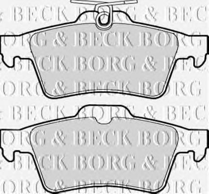 Купити BBP1931 Borg&beck Задні колодки