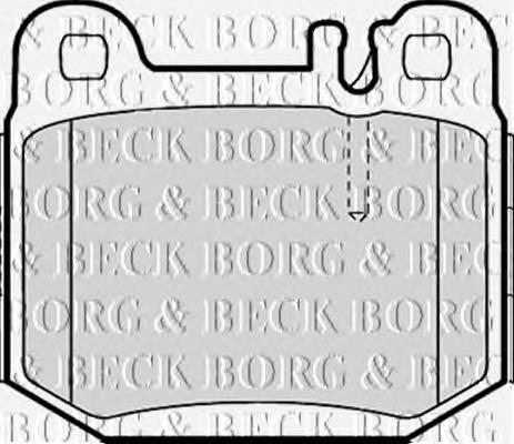 Купити BBP1799 Borg&beck Задні колодки