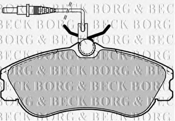 BBP1601 Borg&beck Передні гальмівні колодки