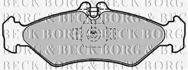 Купити BBP1491 Borg&beck Задні колодки