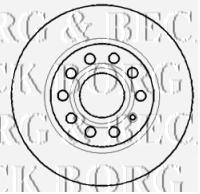 Диск гальмівний передній BBD4315 Borg&beck
