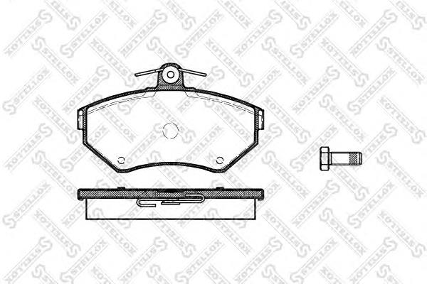 Гальмівні колодки Stellox 642010BSX ціна, від 19.17 USD