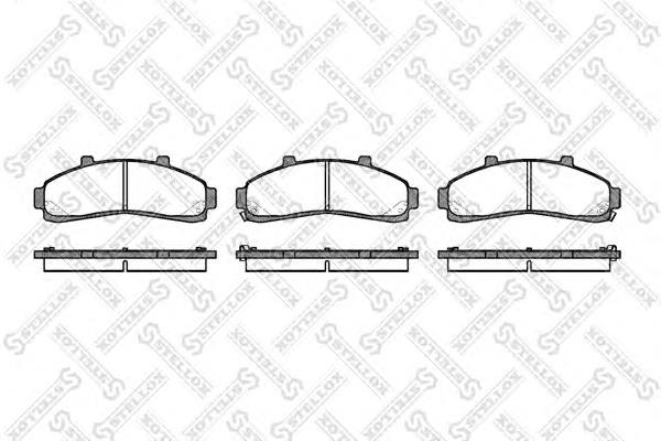 Купити 582002BSX Stellox Колодки гальмівні передні, дискові