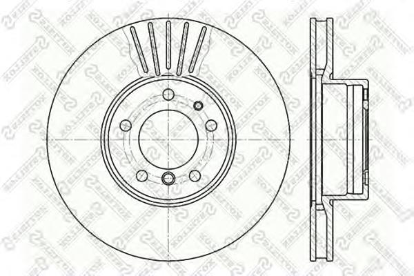 Диск гальмівний передній BMW 34116756087