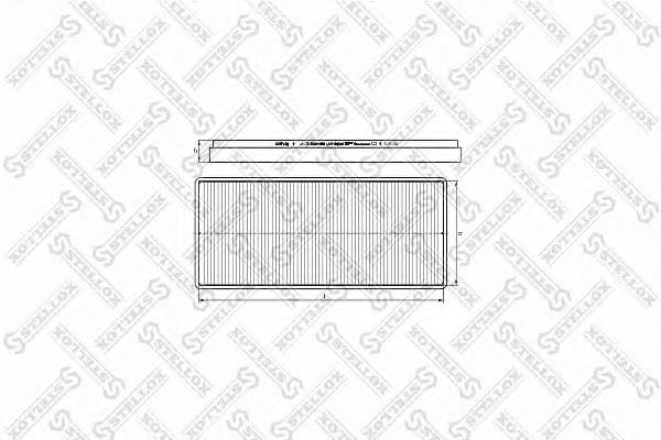 Фільтр повітряний обігрівача Stellox 8711801SX ціна, від 9.89 USD