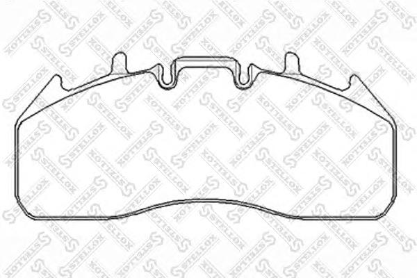 Гальмівні колодки Stellox 8511432SX ціна, від 82.28 USD