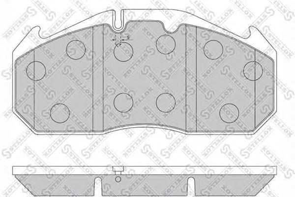 Колодки гальмівні передні, дискові 8511405SX Stellox