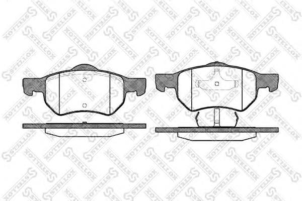 Колодки гальмівні передні, дискові 893000SX Stellox