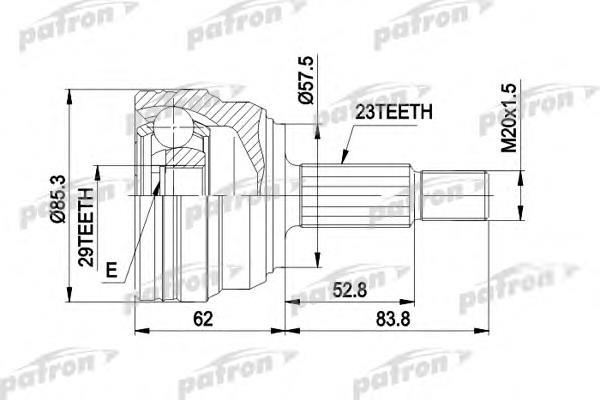 Граната колісна Kamoka 6612 ціна, від 26.17 USD