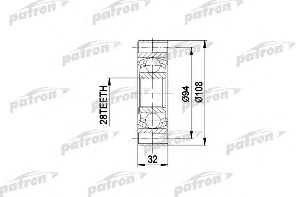 ШРКШ внутрішній, передній Patron PCV3014 ціна, від 32.83 USD