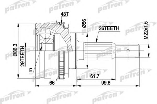 PCV9012 Patron Граната зовнішня