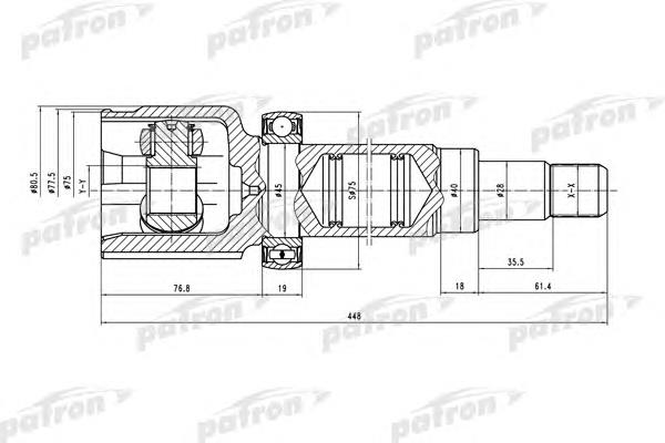 ШРКШ внутрішній, передній, правий Ford 1349158 ціна, від 34.10 USD