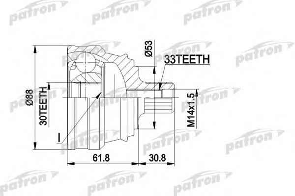 PCV1091 Patron Граната зовнішня