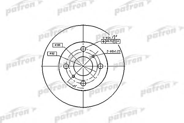 Купити PBD1423 Patron Ротор гальмівний