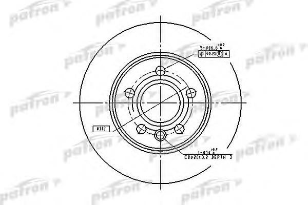 Задні дискові гальма Patron PBD4047 ціна, від 29.58 USD