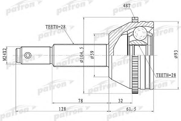 PCV1674 Patron Граната зовнішня