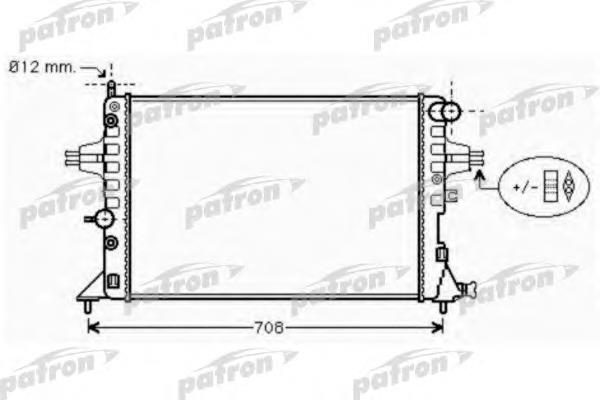 Радіатор охолодження Patron PRS3573
