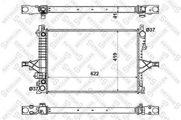 Радіатор основний Stellox 1025165SX ціна, від 114.02 USD