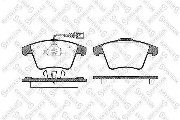 001085BSX Stellox Передні гальмівні колодки