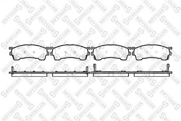 Гальмівні колодки Stellox 426004SX ціна, від 20.89 USD