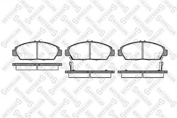 Купити 417002BSX Stellox Колодки гальмівні передні, дискові