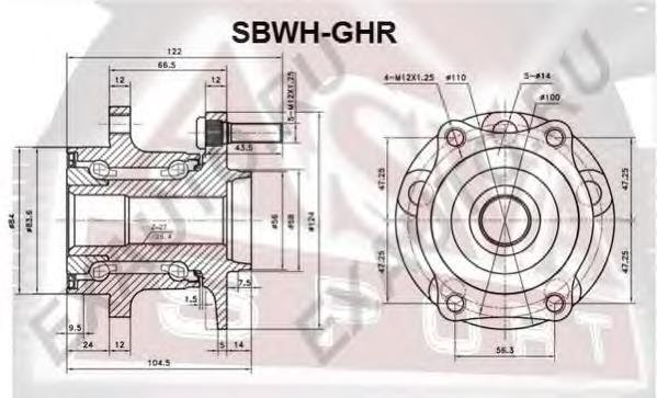SBWHGHR Asva Маточина задня