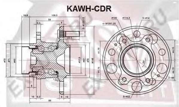 Купити RD341518430 Rider Підшипник ступиці колеса