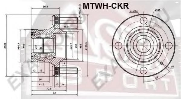 Маточини задніх коліс Asva MTWHCKR ціна, від 40.10 USD