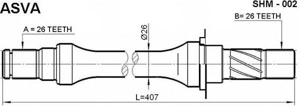 SHM002 Asva Промвал