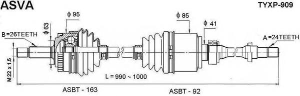  TYXP909 Asva