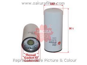 Масляний фільтр двигуна Sakura C5710 ціна, від 71.86 USD