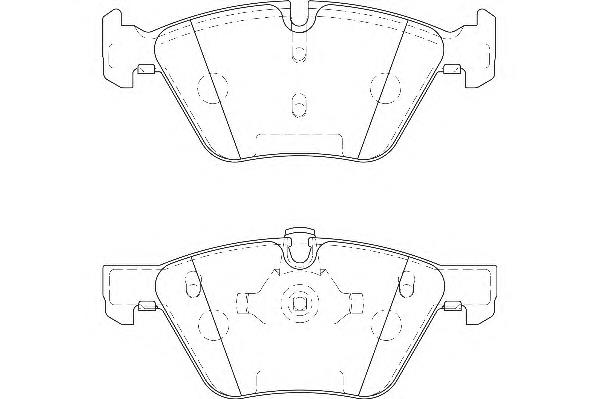 Колодки гальмівні передні, дискові WBP23794A Wagner