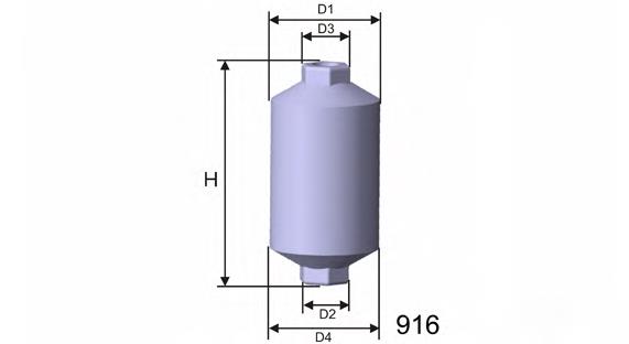 E511 Misfat фільтр паливний