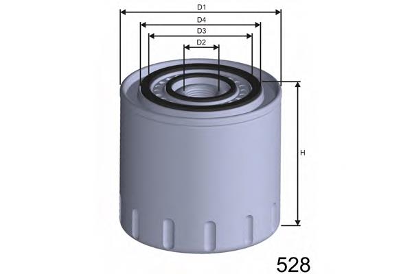 Купити Z314 Misfat Фільтр очищення масла відцентровий