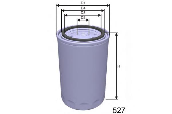 Z471 Misfat Фільтр масла
