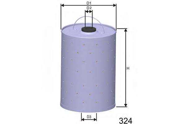 L482A Misfat фільтр масляний