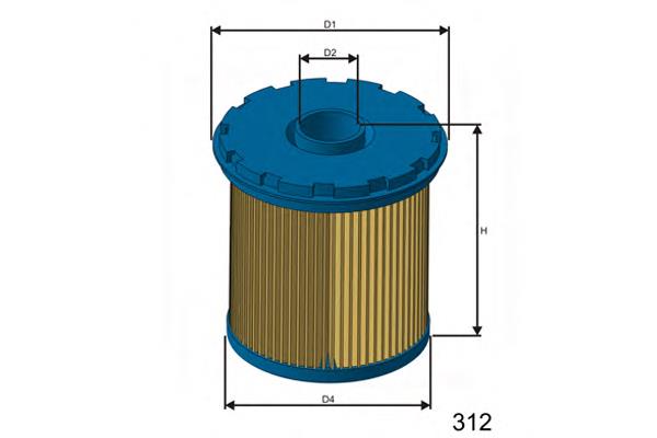 Паливний фільтр F690 Misfat