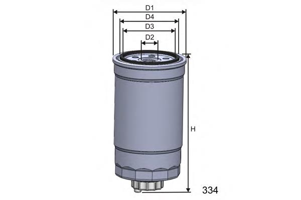 M351A Misfat фільтр паливний