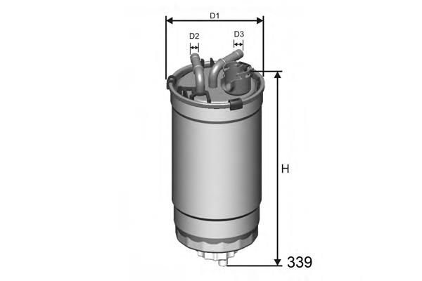 Фільтр паливний Misfat M391
