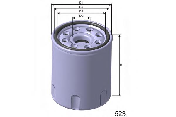 Масляний фільтр Z452 Misfat